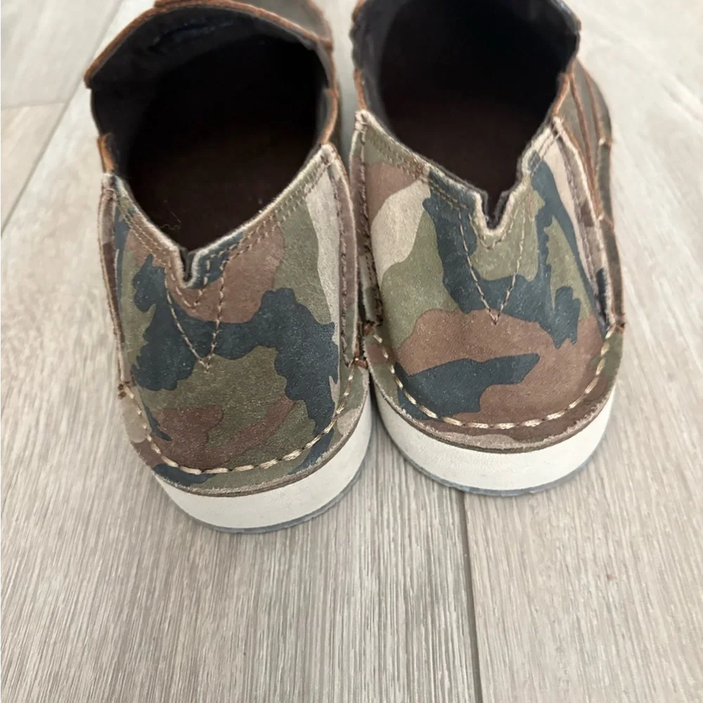 Ariat Men's Cruiser Rich Crown Casually Camo Shoes Slip-On Brown 41/8EE Wide - Picture 5 of 10